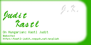 judit kastl business card